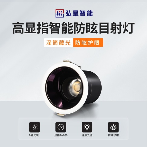 高显指智能防眩目射灯